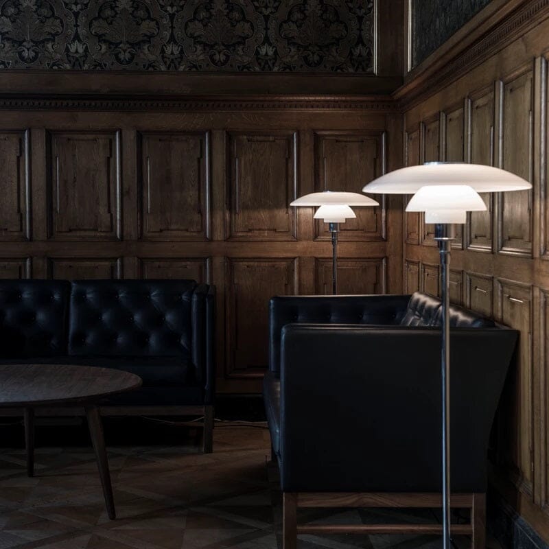 Louis Poulsen PH 4.5/3.5 Glass Floor Lamp Floor Lamps Louis Poulsen