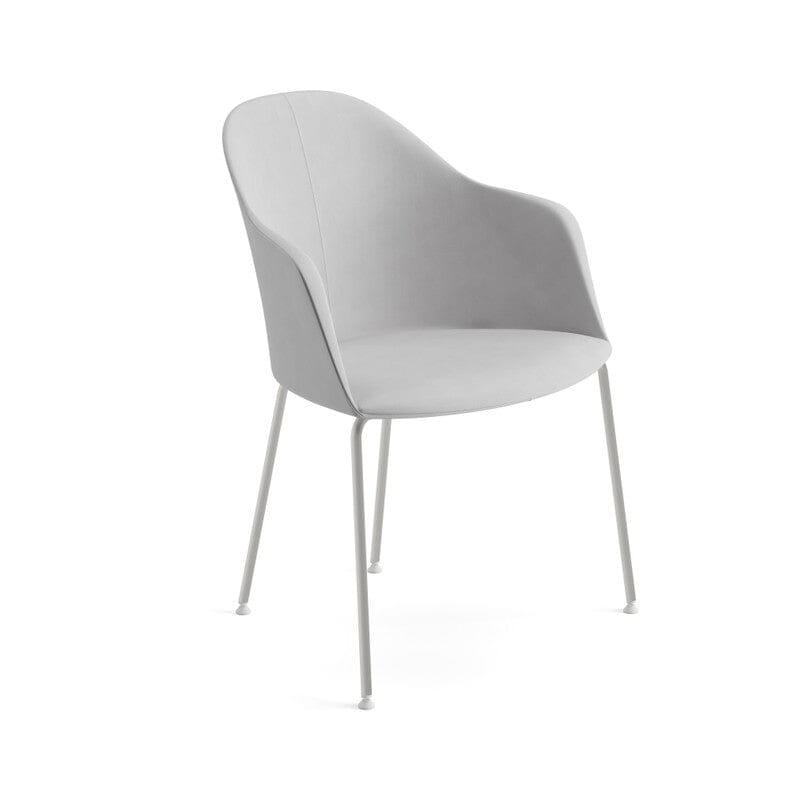 Cila Fully Upholstered Armchair With 4-Leg Base Chairs Arper