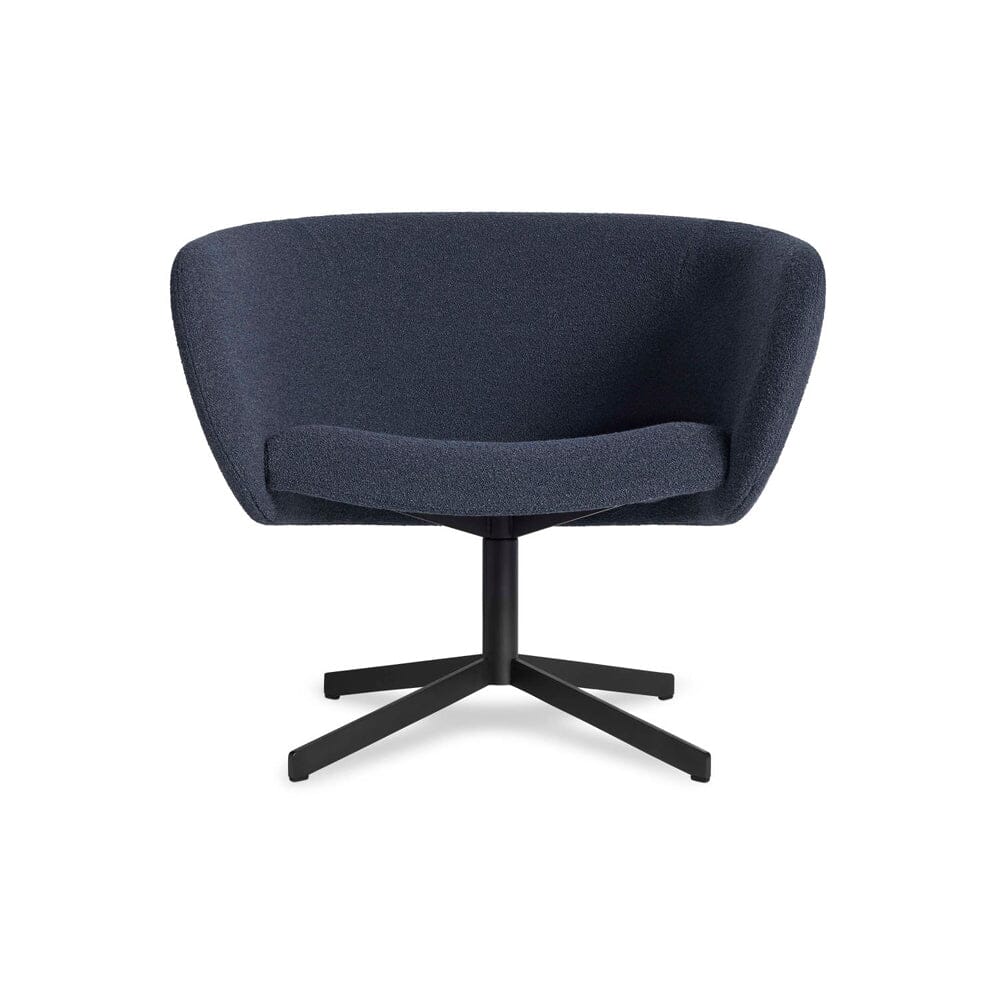 Close Encounter Swivel Lounge Chair lounge chair BluDot Elora Navy