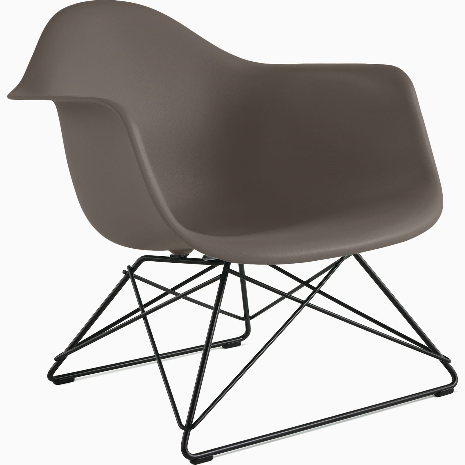 Eames Molded Fiberglass Armchair With Low Wire Base lounge chair herman miller