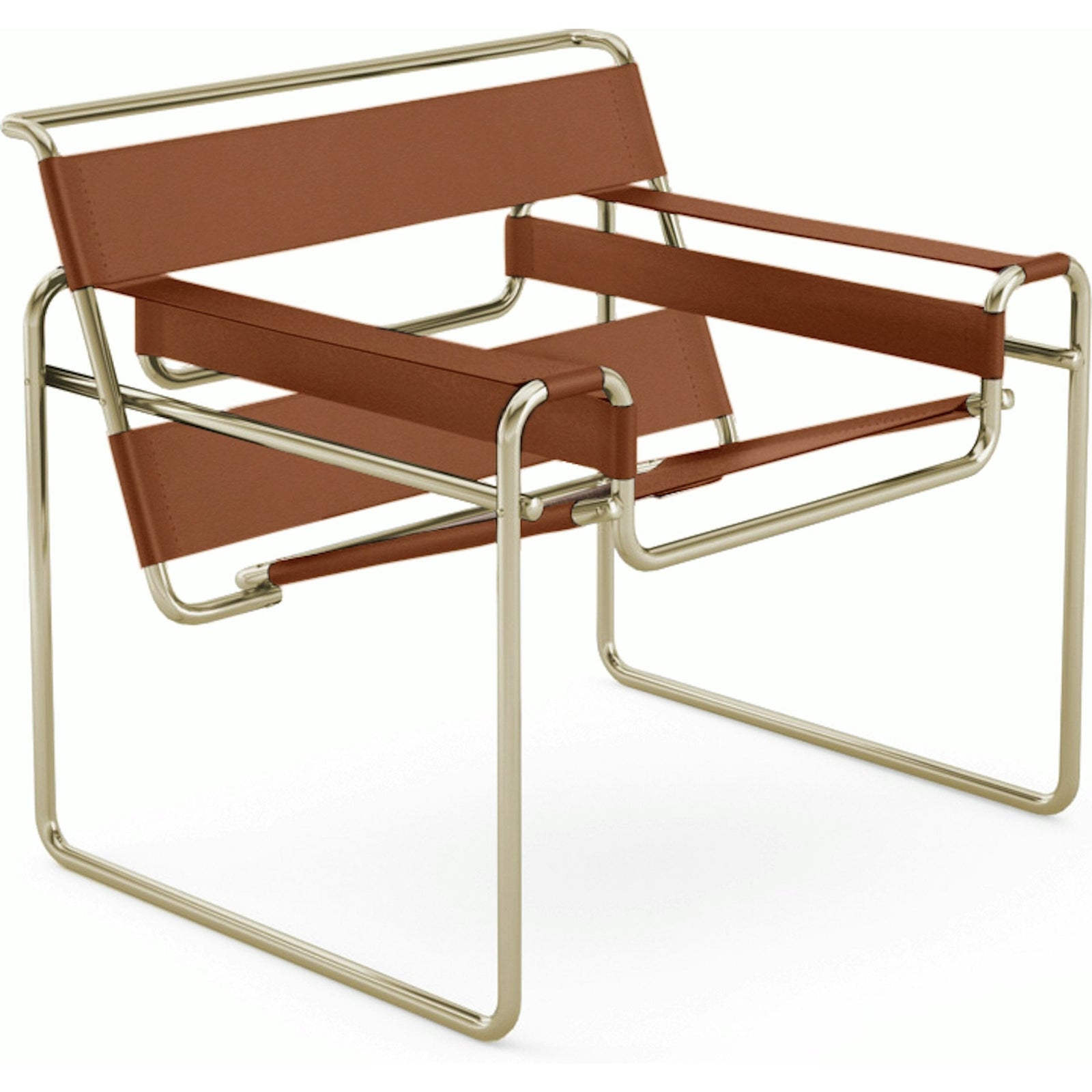 Wassily Chair - Gold lounge chair Knoll