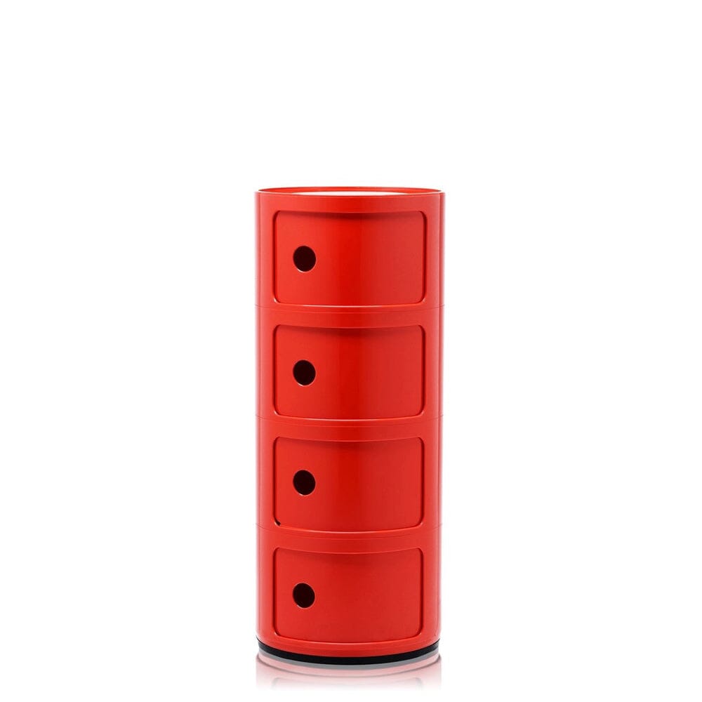 Componibili 4 Elements Accessories Kartell Red