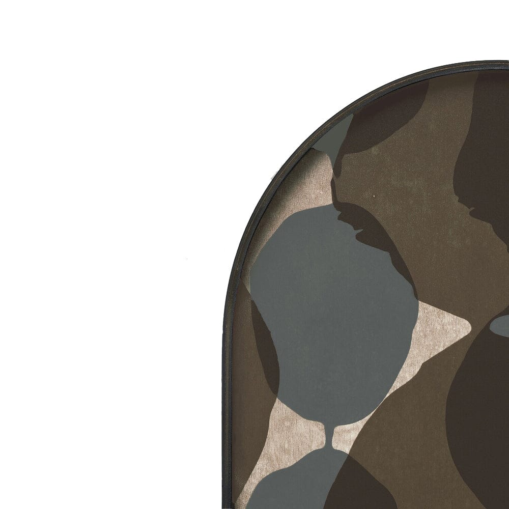 Connected Dots Oblong Glass Tray Tray Ethnicraft