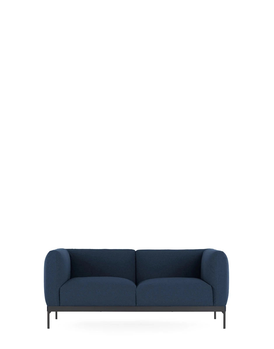 Asia Sofa 2 Seater Sofa Kartell Cotone Plain - Blue