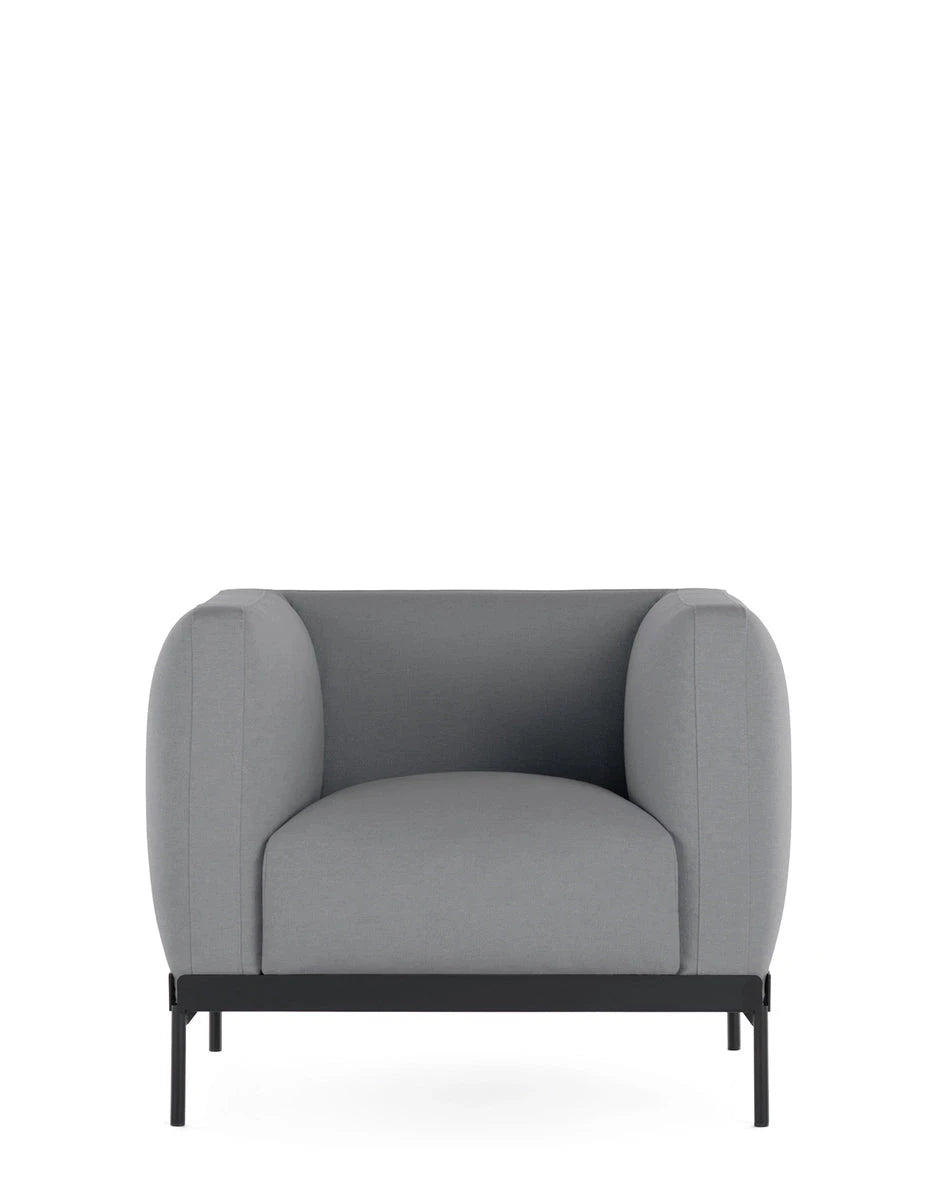 Asia Armchair Armchair Kartell Cotone Plain - Grey