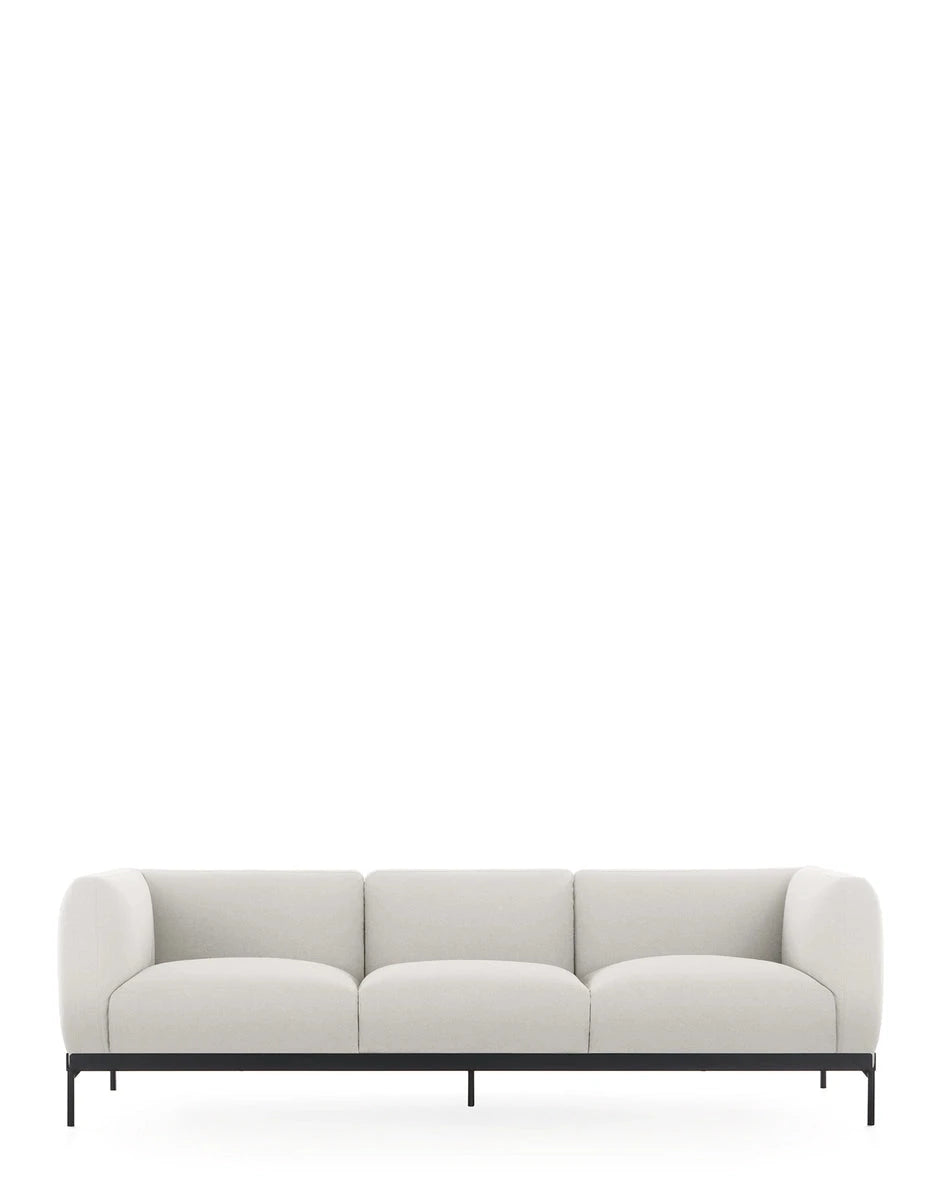 Asia Sofa 3 Seater Sofa Kartell Cotone Plain - White