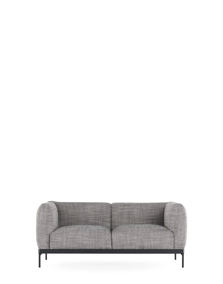 Asia Sofa 2 Seater Sofa Kartell Cotone Structure - White/Black