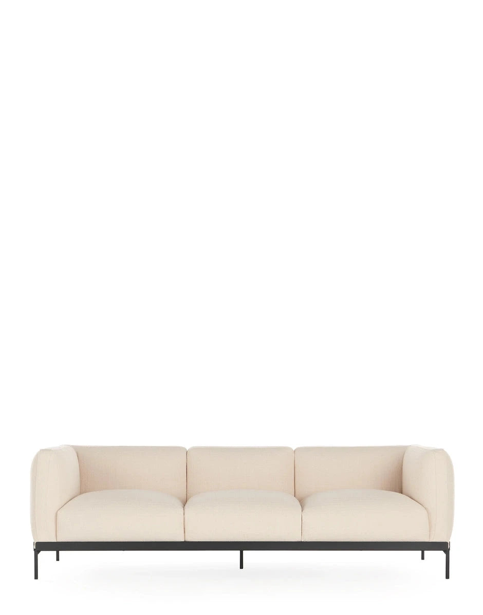 Asia Sofa 3 Seater Sofa Kartell Cotone Structure - White