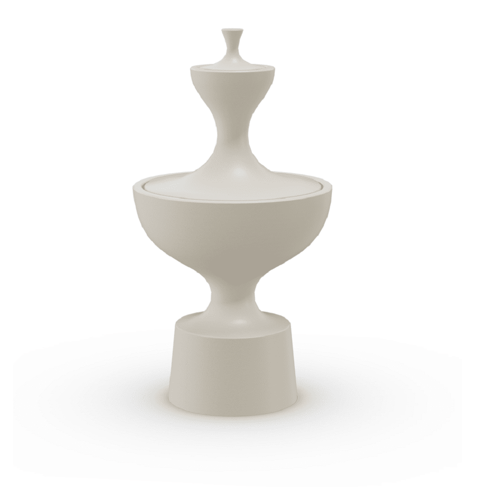 Ceramic Containers Accessories Vitra Container No.1 Cream