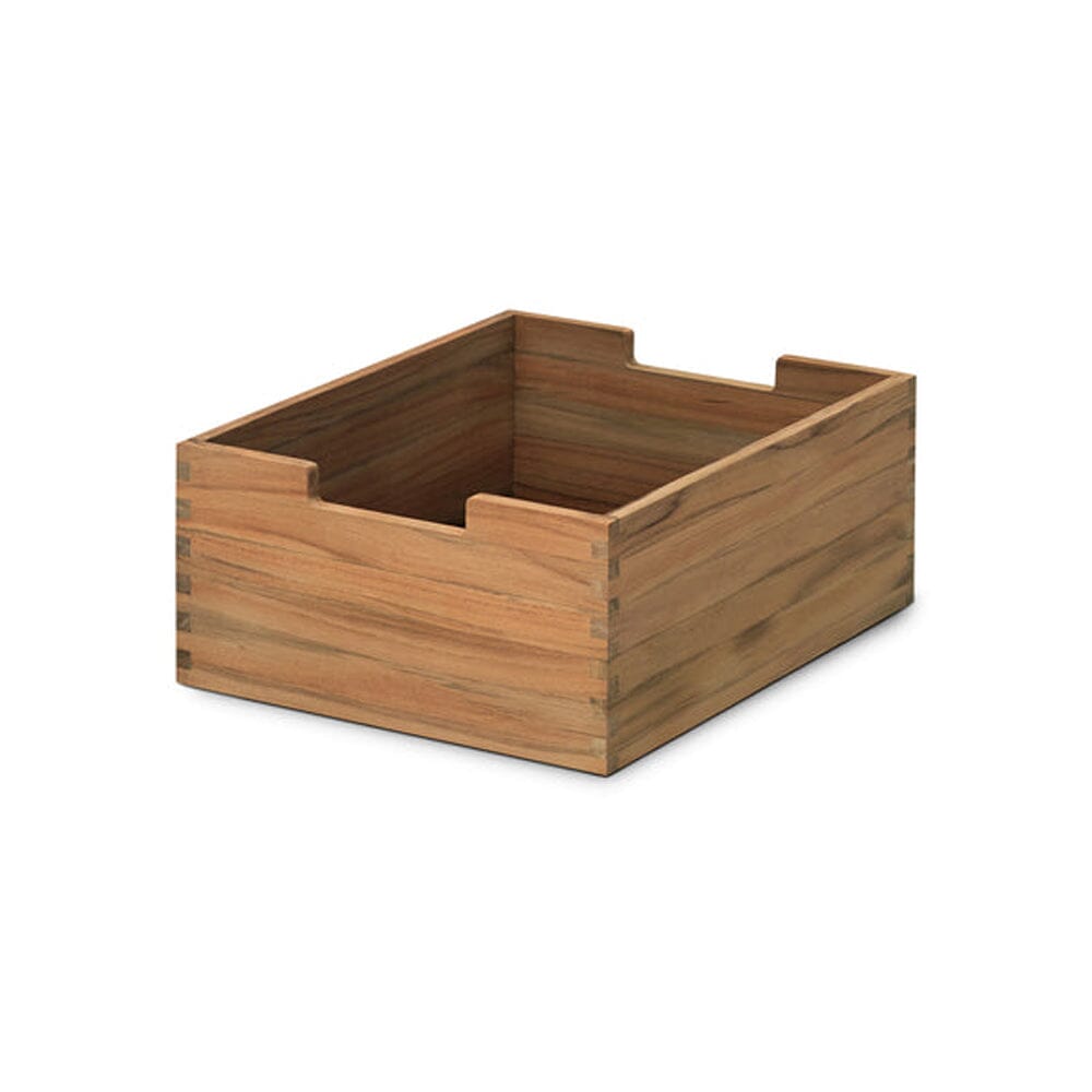 Cutter Storage Box storage Skagerak by Fritz Hansen Small: 5.5" Height Teak