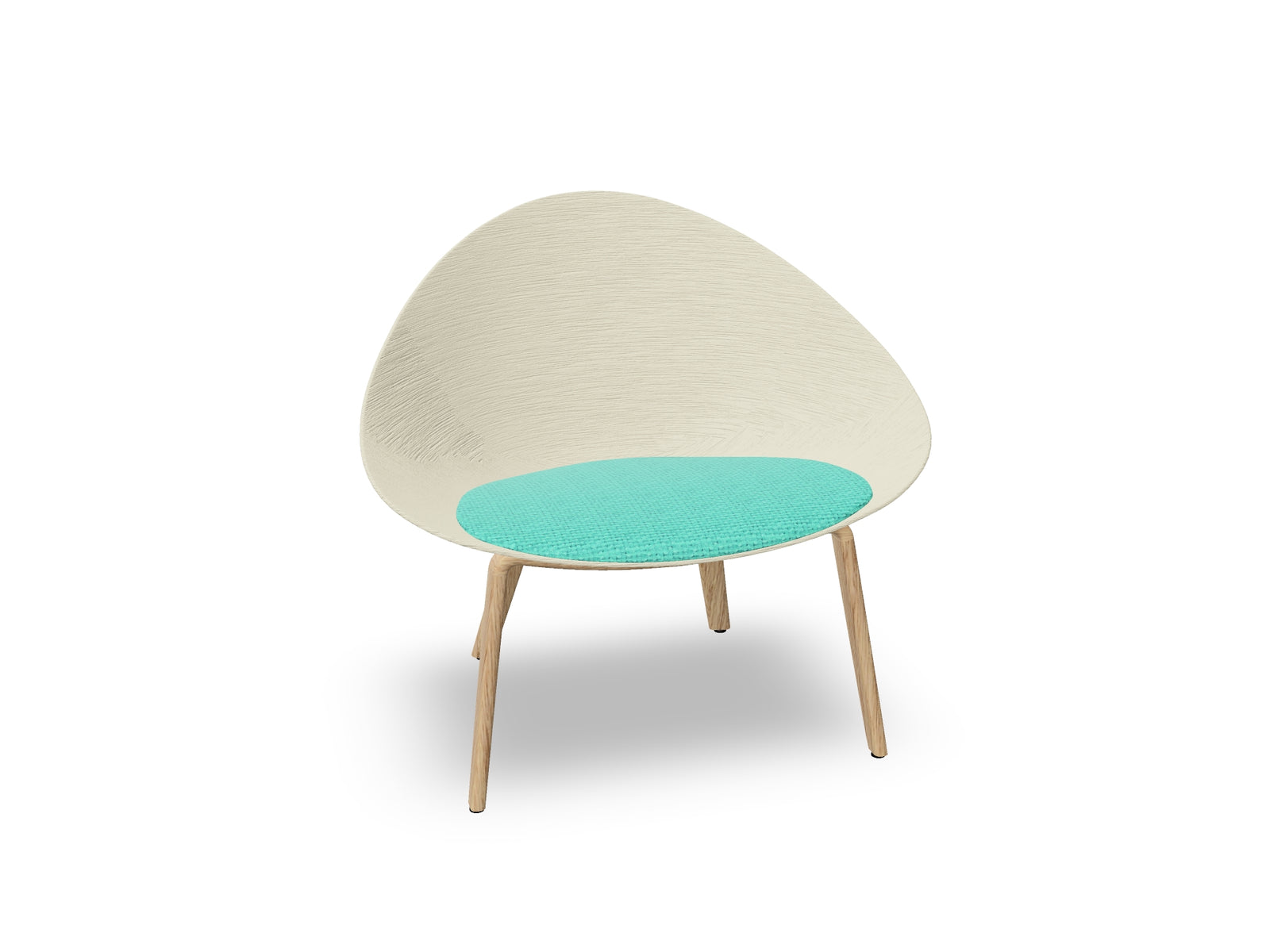 Adell 4 Leg Wood Lounge Chair