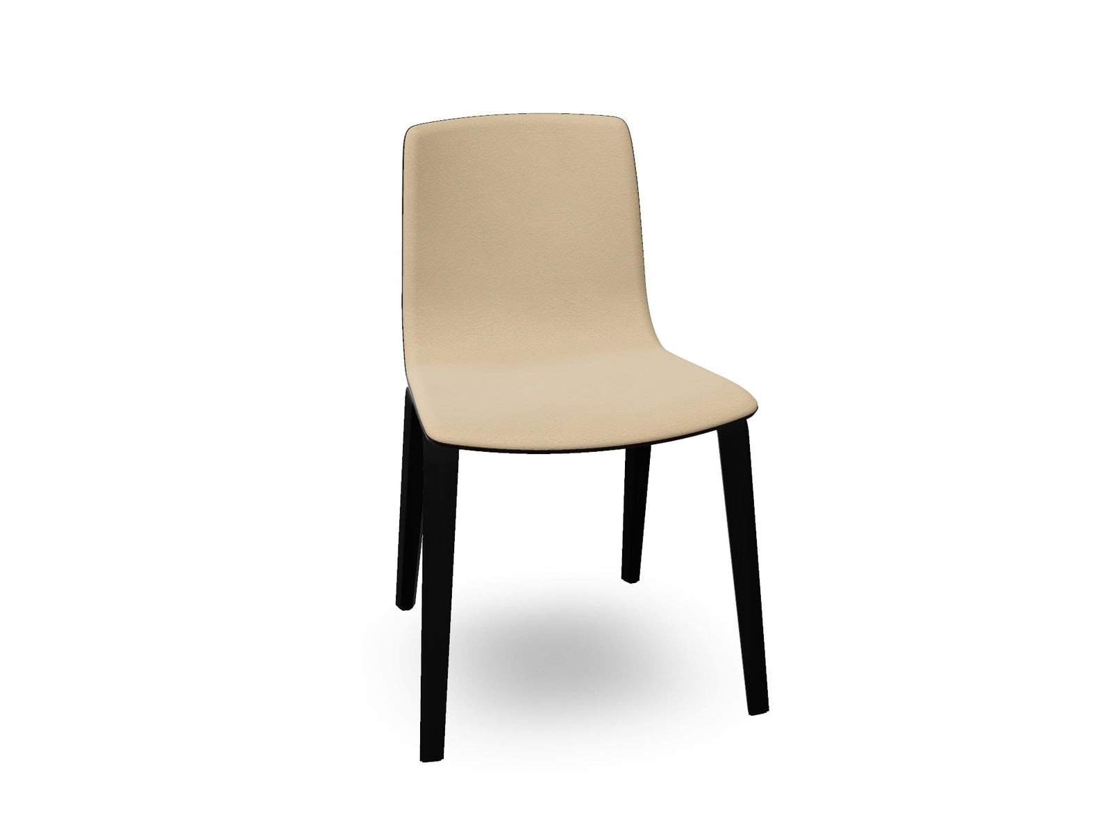 Aava 02 Wooden Chair with Front Upholstery Chairs Arper