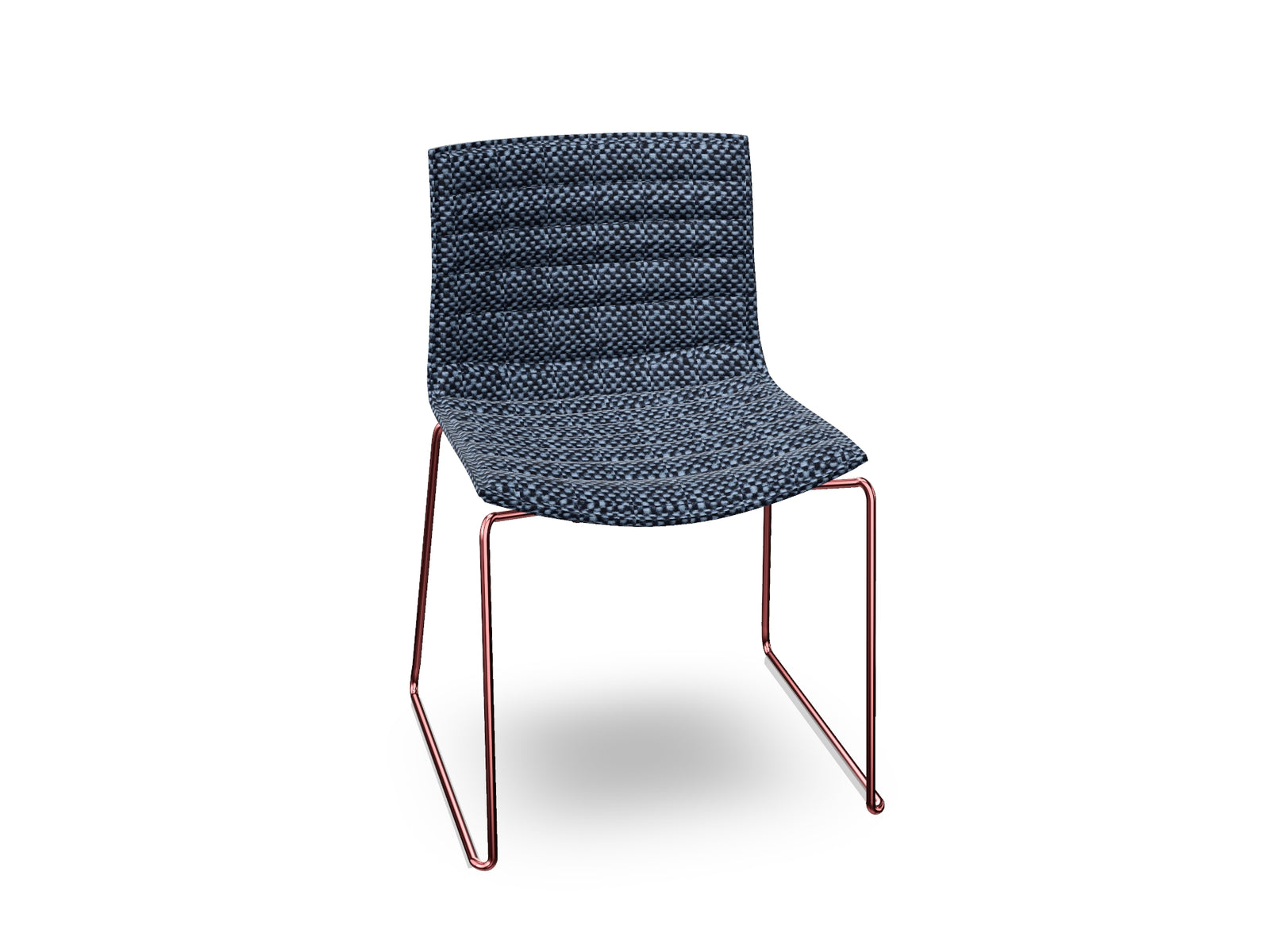 Catifa 46 Sled Base With Fully Upholstered