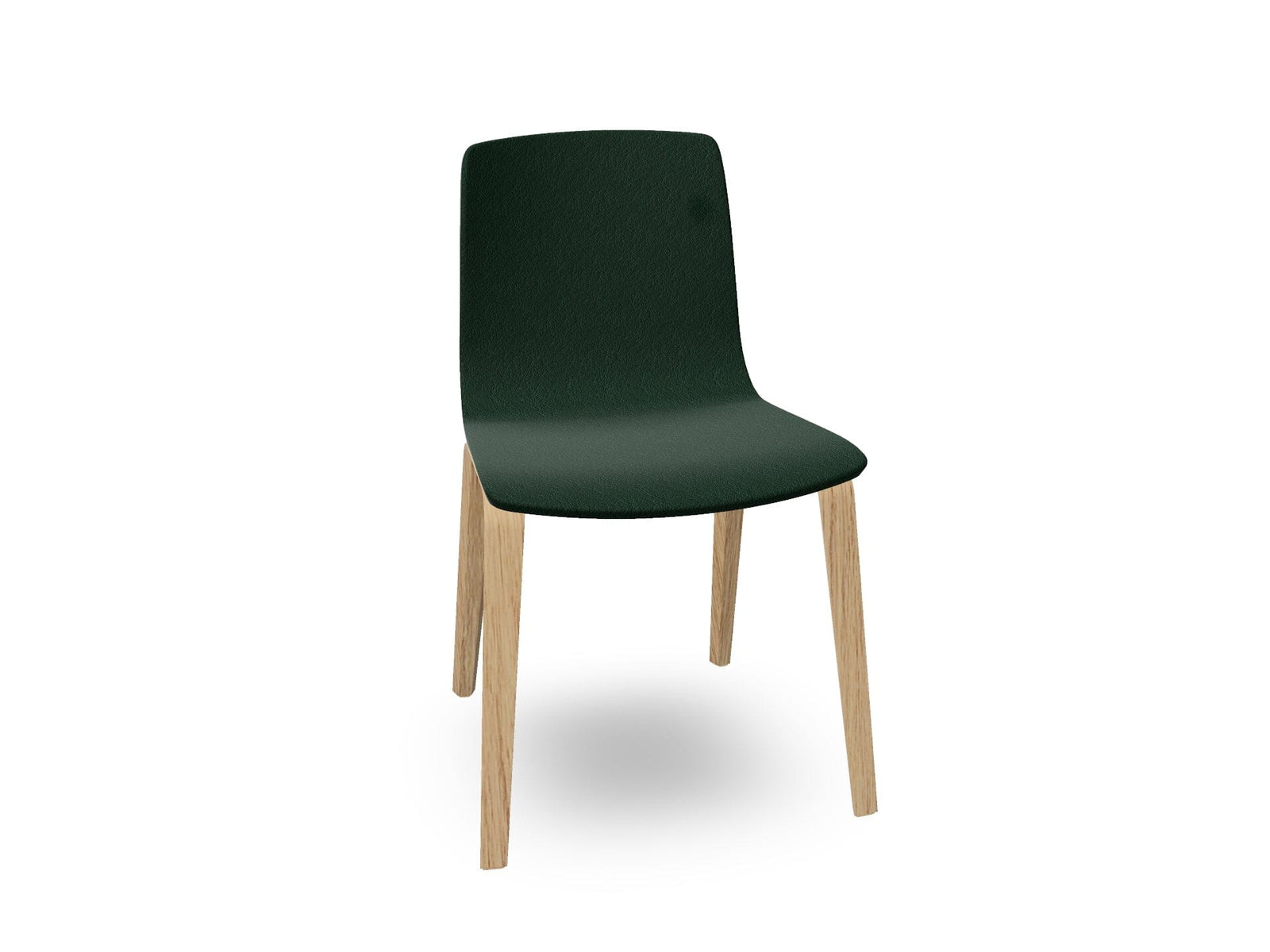 Aava 02-4 Wood Legs Chair With Fully Upholstered Chairs Arper