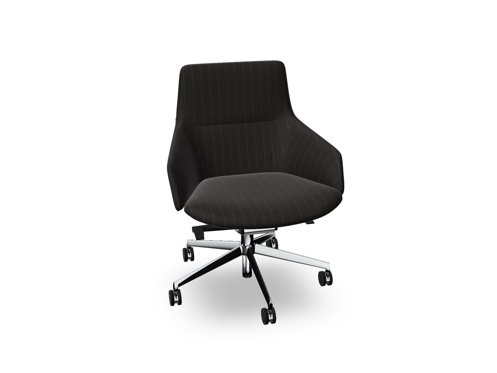 Aston Conference Syncro Five Way Star Base Armchair