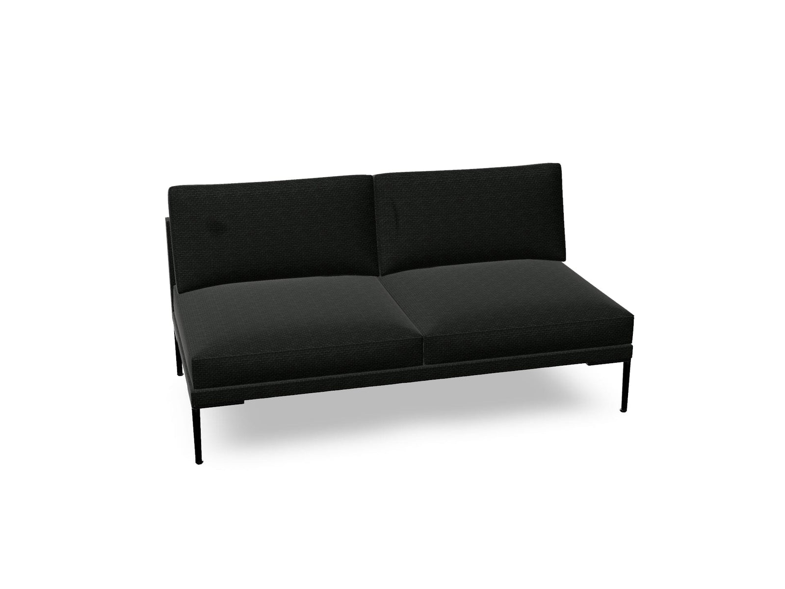 Steeve Two Seat Sofa Without Arms Sofa Arper