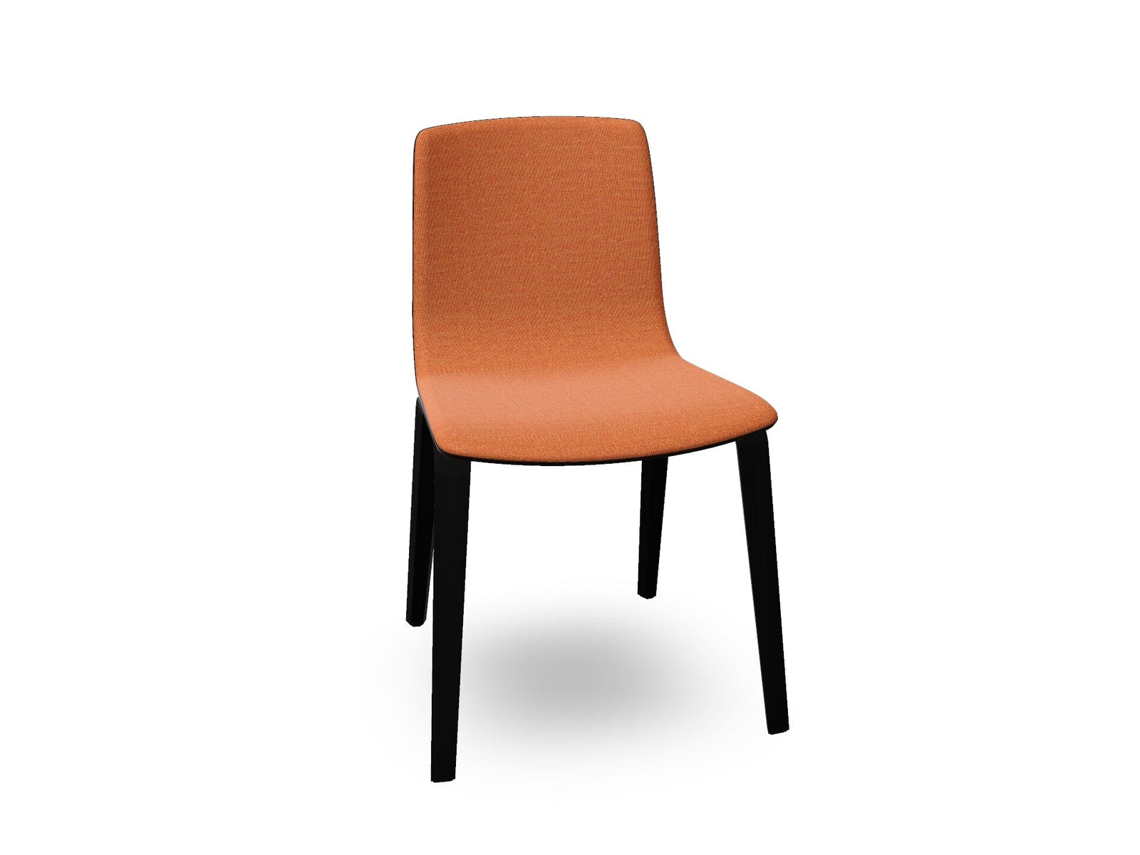 Aava 02 Wooden Chair with Front Upholstery Chairs Arper