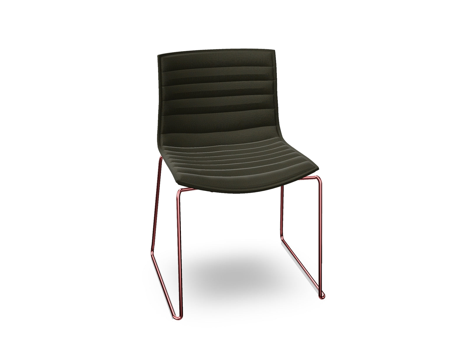 Catifa 46 Sled Base With Fully Upholstered