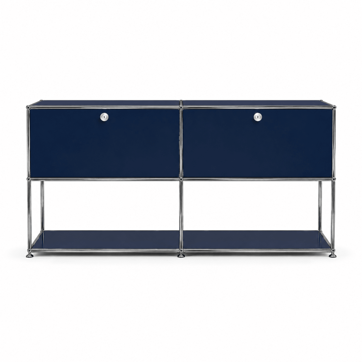 USM Haller Credenza F2 storage USM Steel Blue