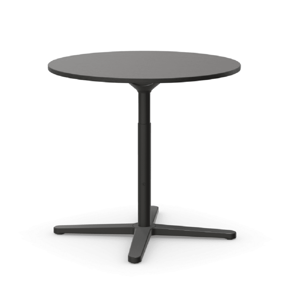 Super Fold Table Tables Vitra Round Dark Oak Veneer