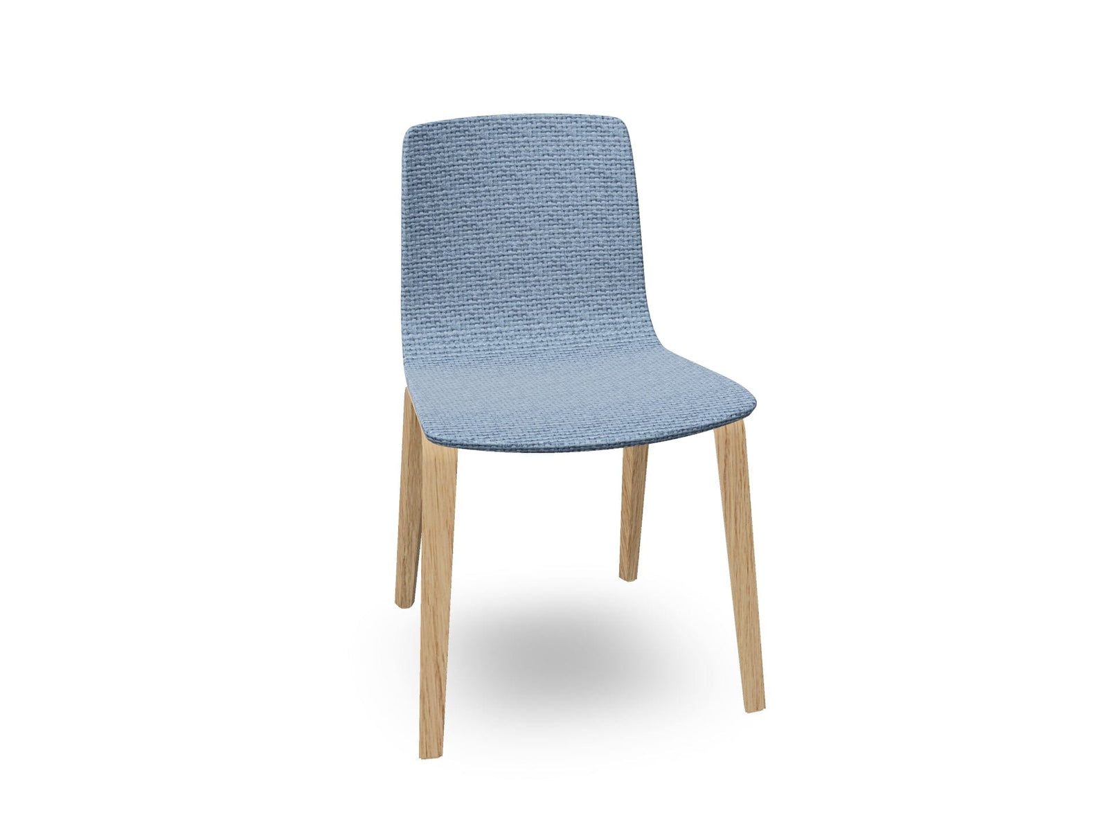 Aava 02-4 Wood Legs Chair With Fully Upholstered Chairs Arper