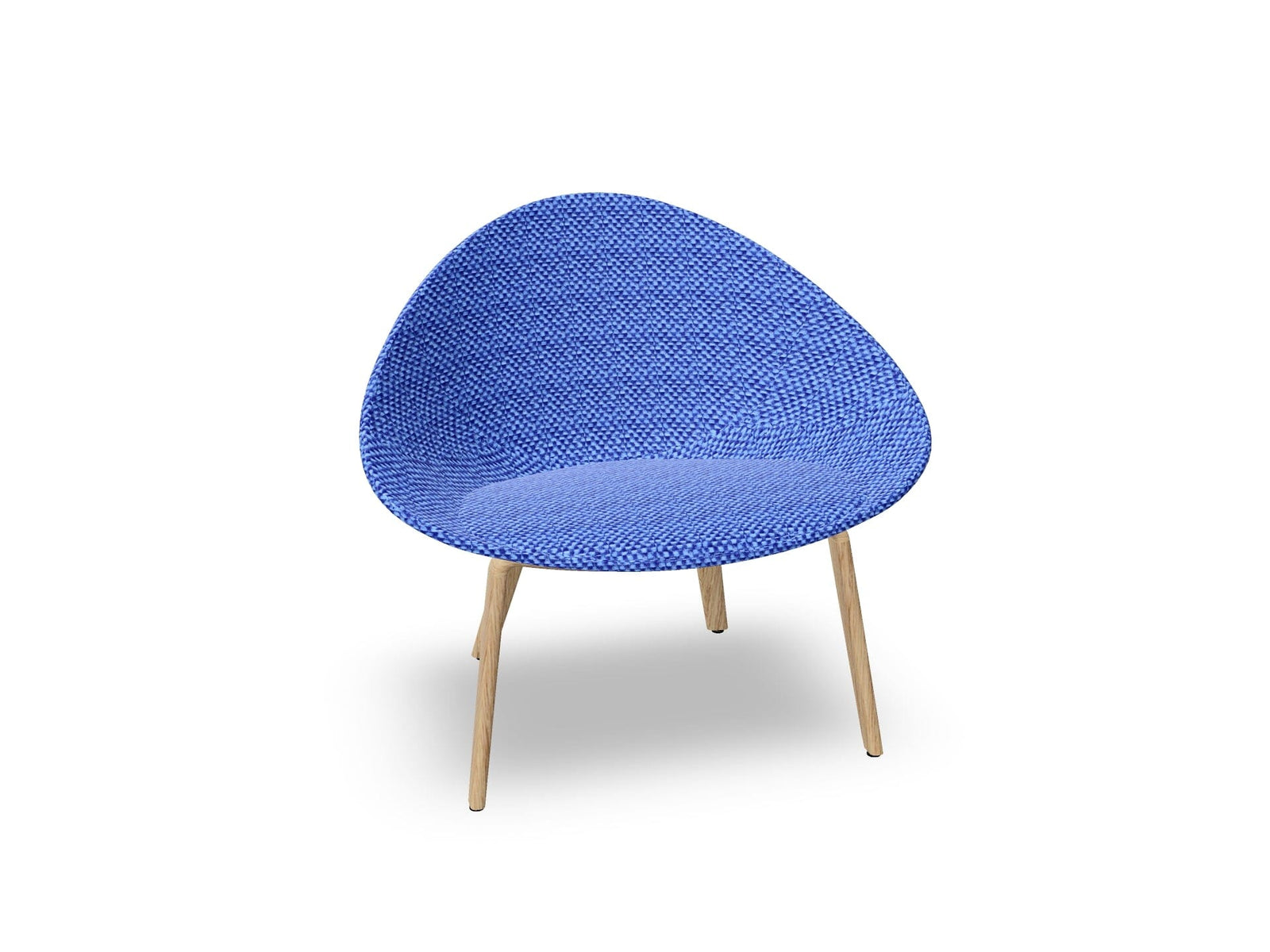 Adell 4 Leg Wood Lounge Chair With Fully Upholstered lounge chair Arper