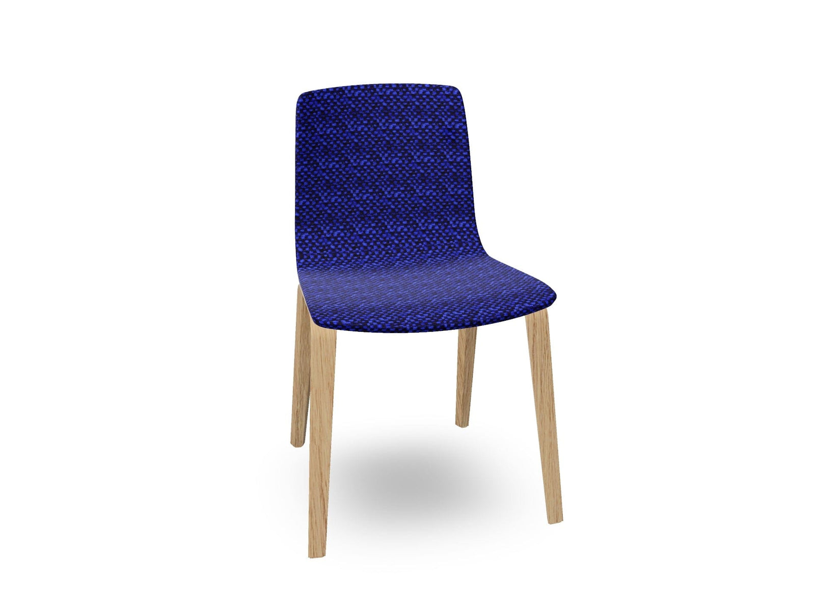 Aava 02-4 Wood Legs Chair With Fully Upholstered Chairs Arper