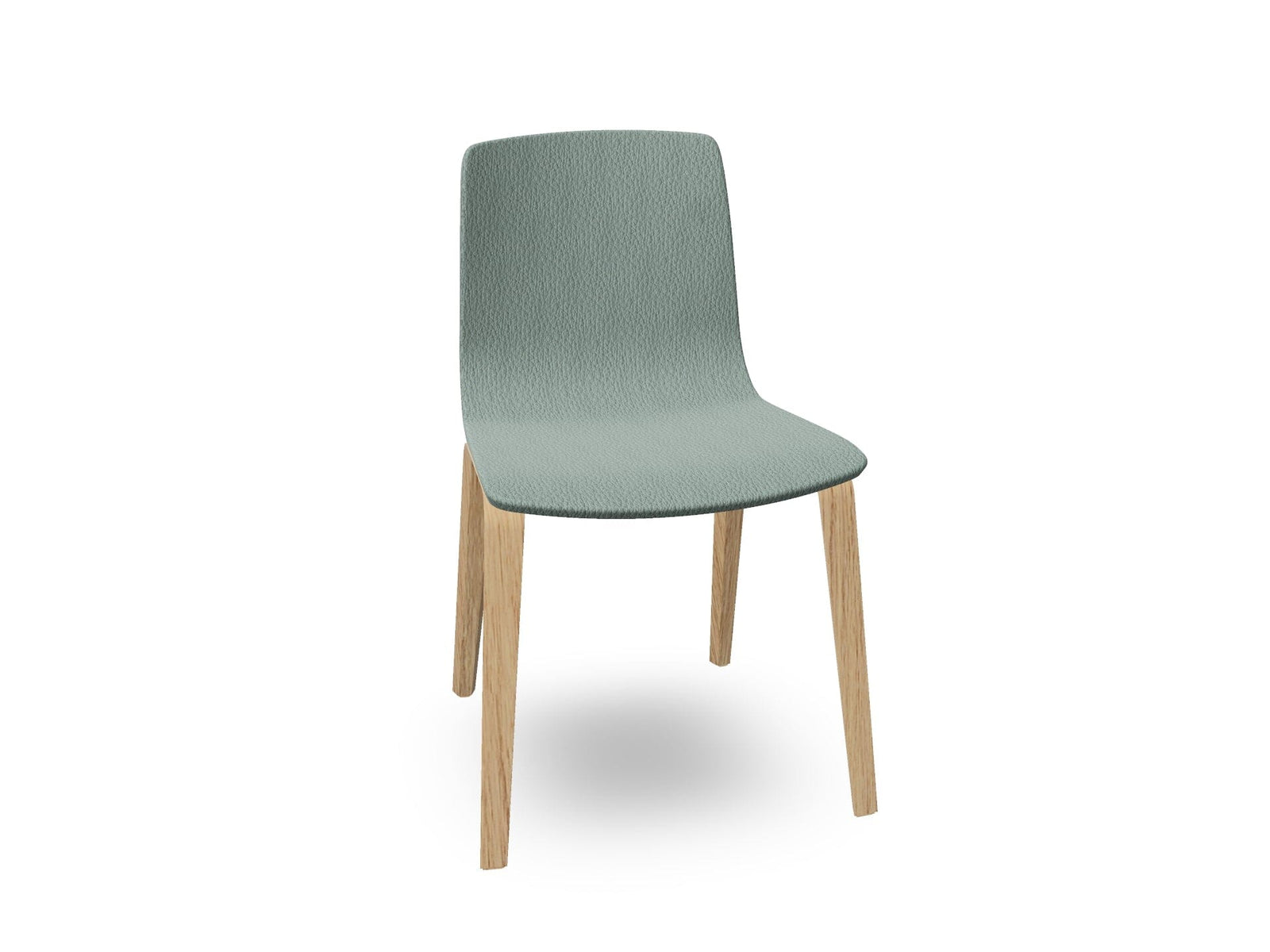 Aava 02-4 Wood Legs Chair With Fully Upholstered Chairs Arper