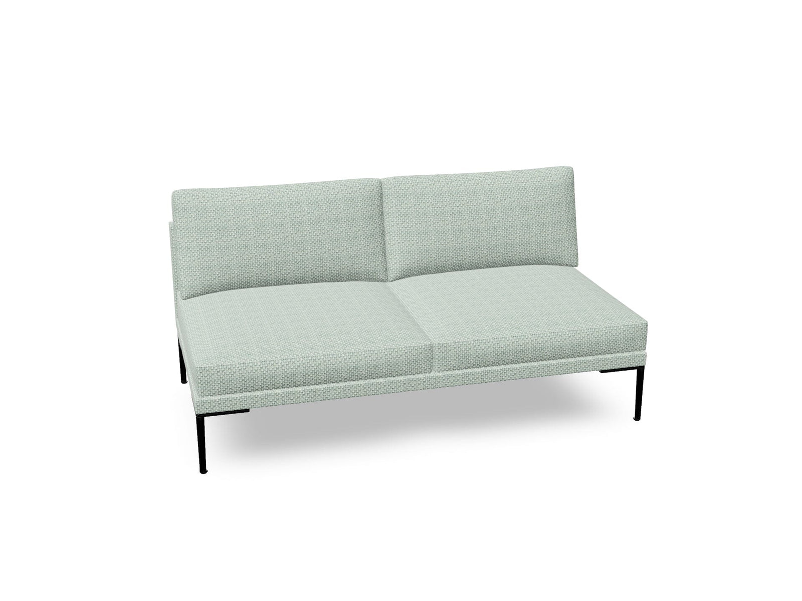 Steeve Two Seat Sofa Without Arms Sofa Arper