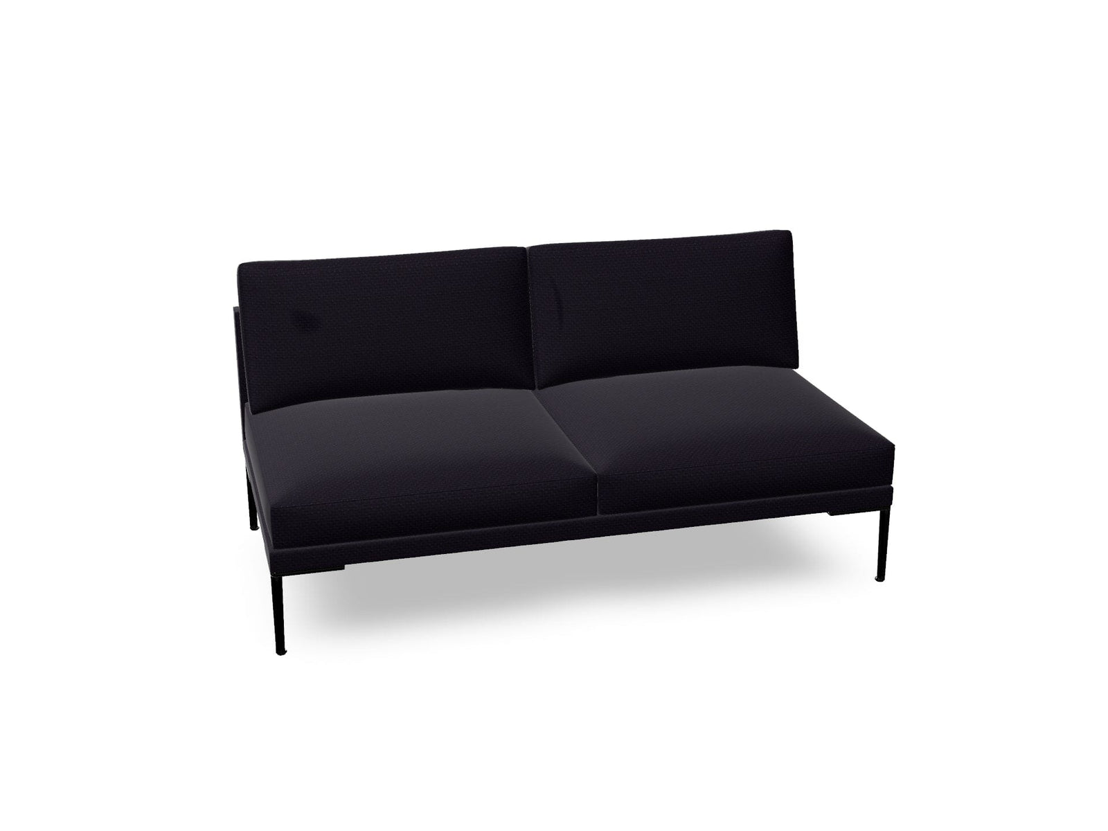 Steeve Two Seat Sofa Without Arms Sofa Arper