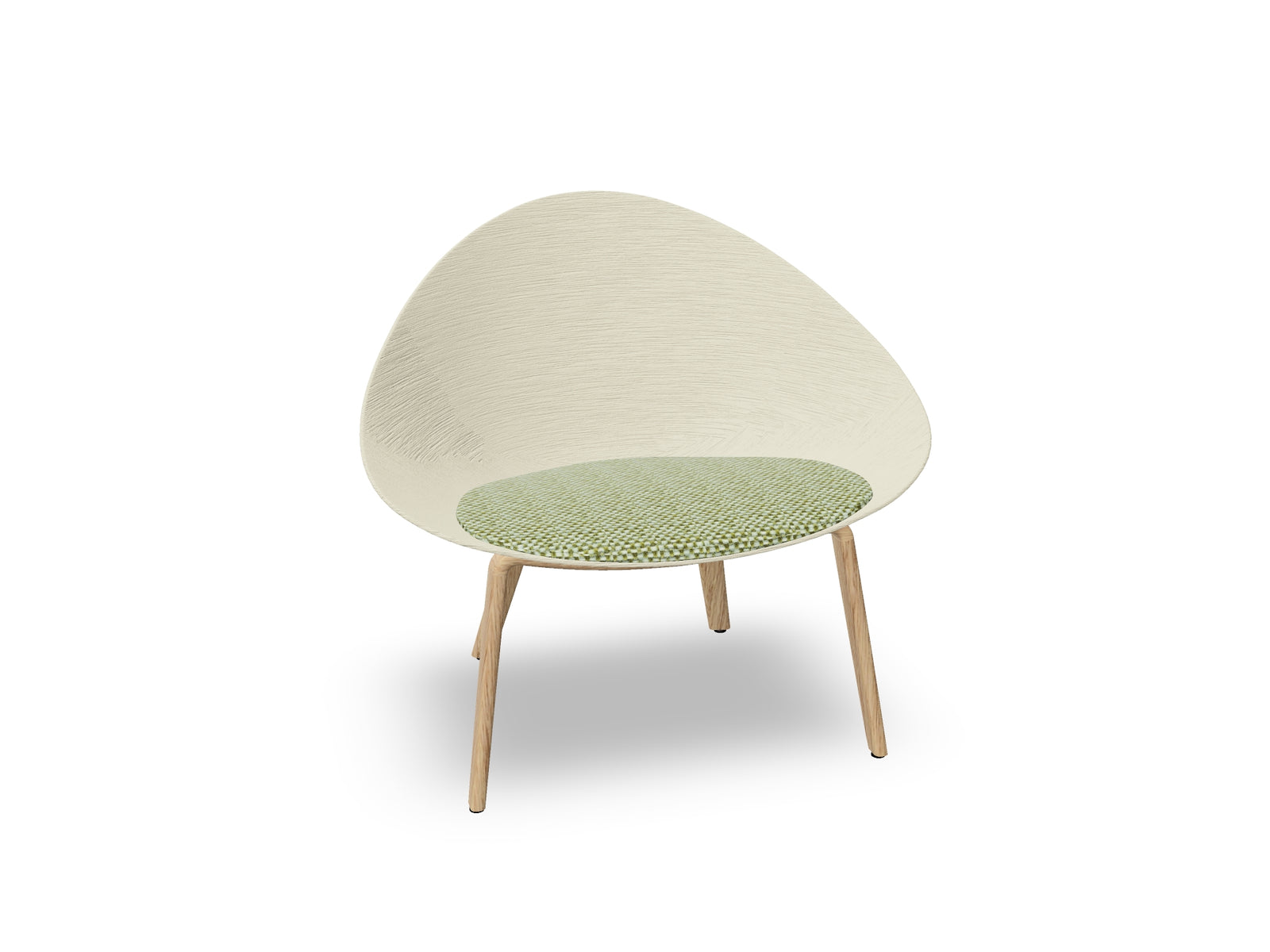 Adell 4 Leg Wood Lounge Chair