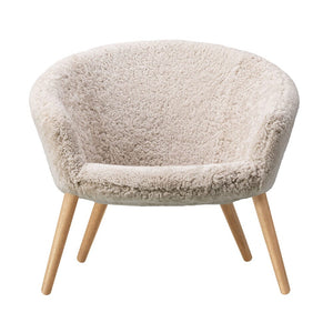 Ditzel Lounge Chair - Sheepskin lounge chair Fredericia 