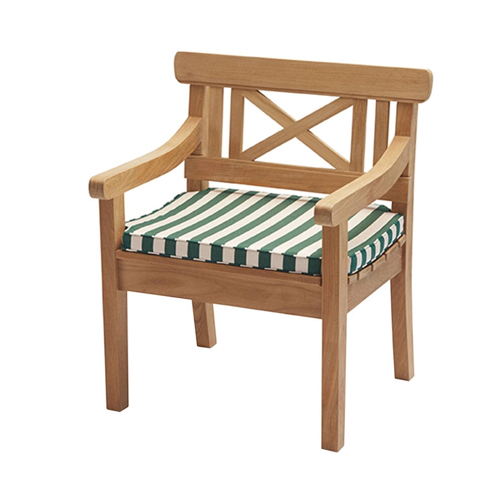 Drachmann Chair lounge chair Skagerak by Fritz Hansen Light Apricot/Dark Green