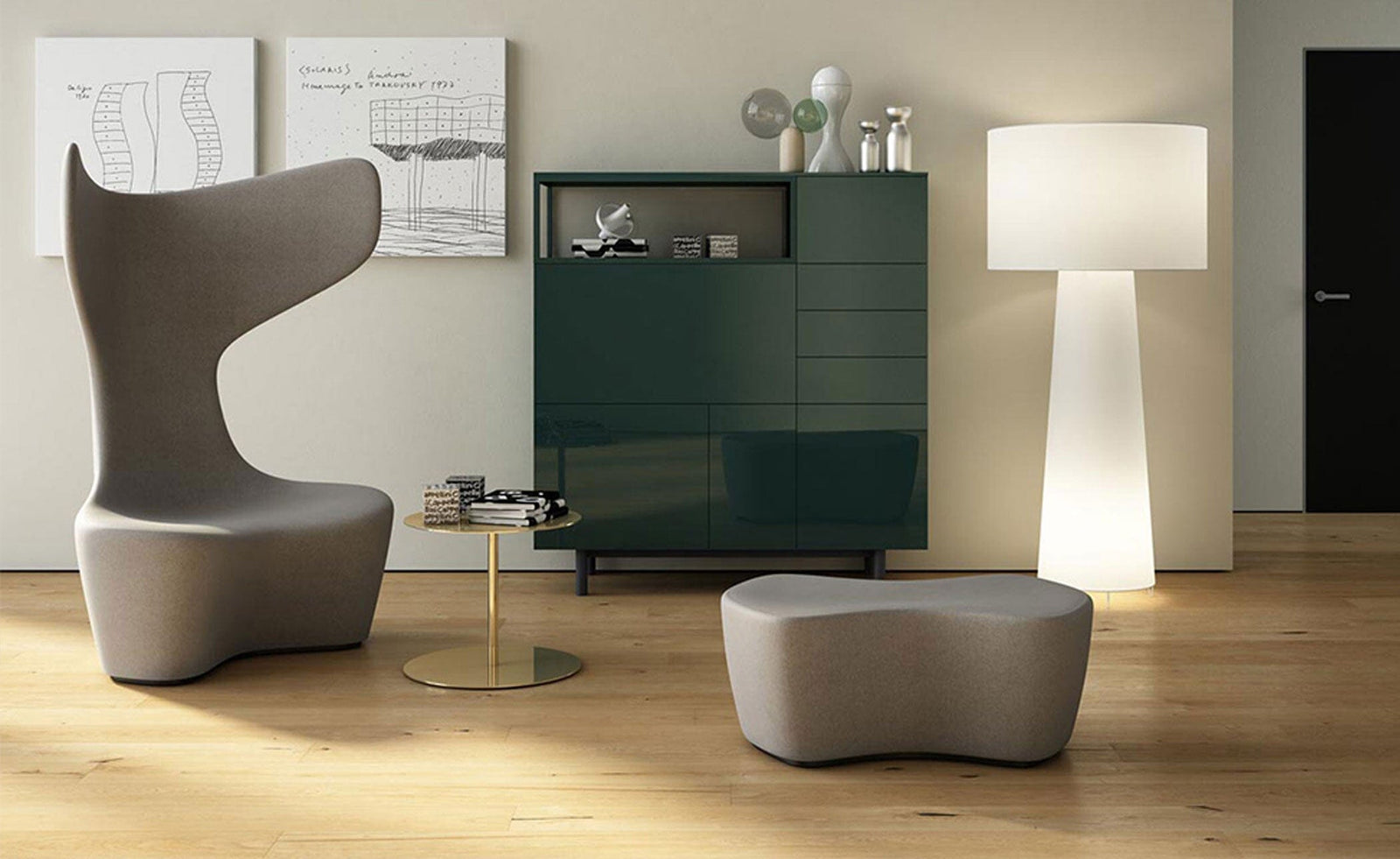 Drum Pouf Pouf Cappellini