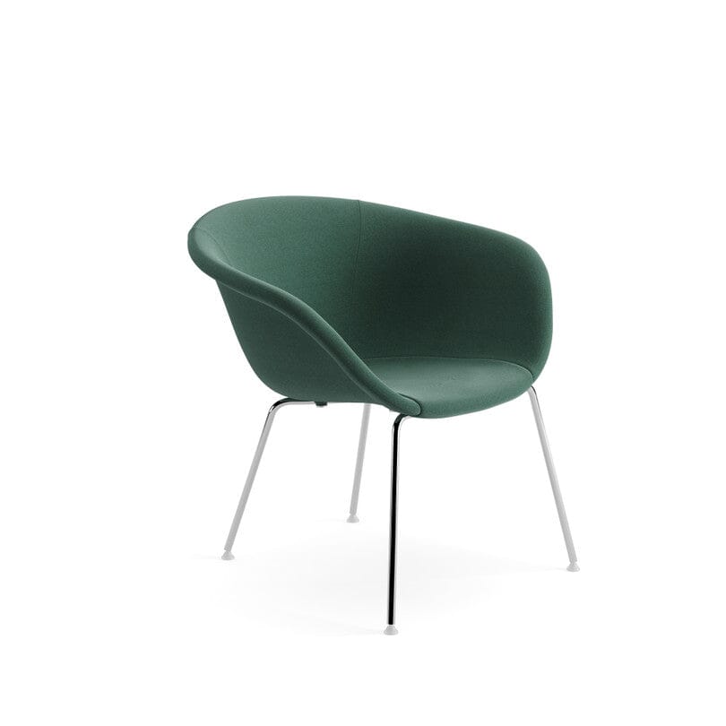 Duna 02 Four Leg Lounge Chair Fully Upholstered lounge chair Arper