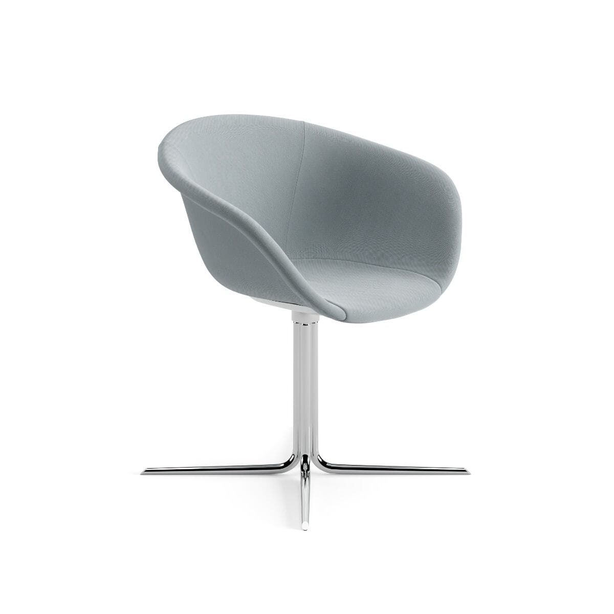 Duna 02 Four Ways Swivel Base Chair With Fully Upholstery Chairs Arper