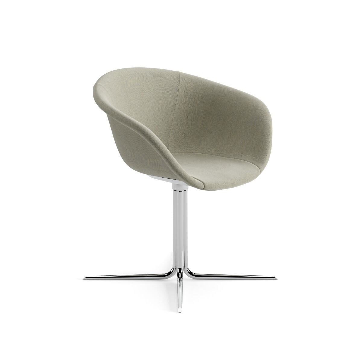 Duna 02 Four Ways Swivel Base Chair With Fully Upholstery Chairs Arper