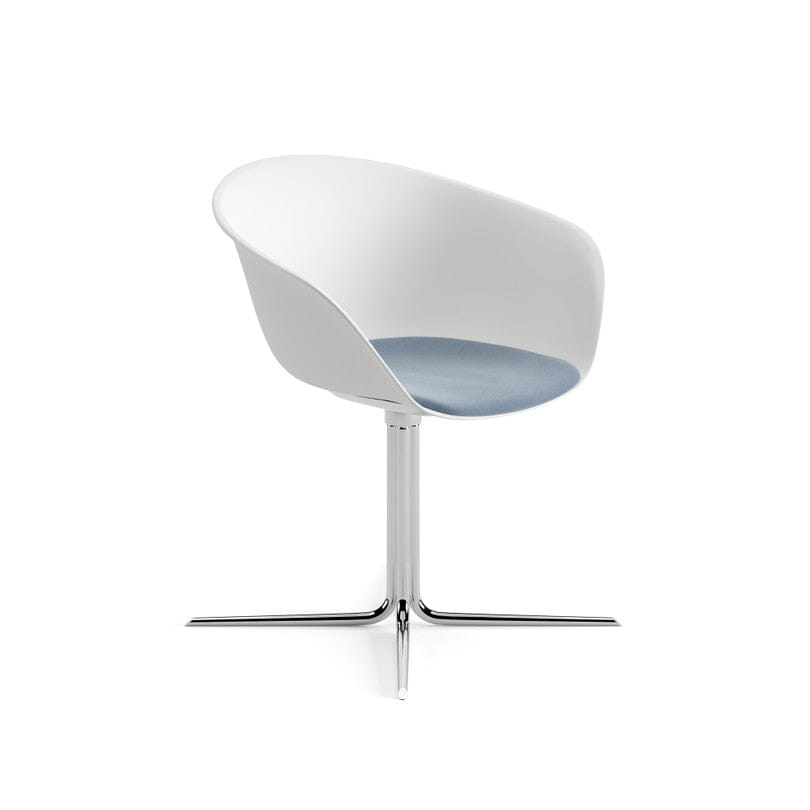 Duna 02 Four Ways Swivel Base Chair With Seat Cushion Chairs Arper