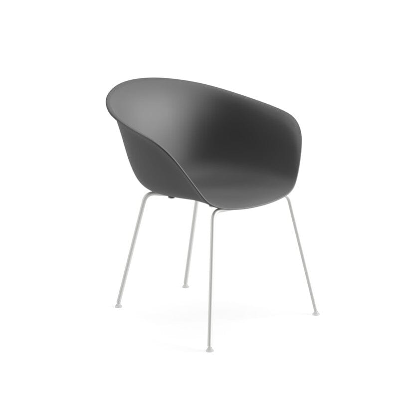 Duna 02 Polypropylene Chair With 4 Leg Base Chairs Arper Powder-Coated White PP0005
