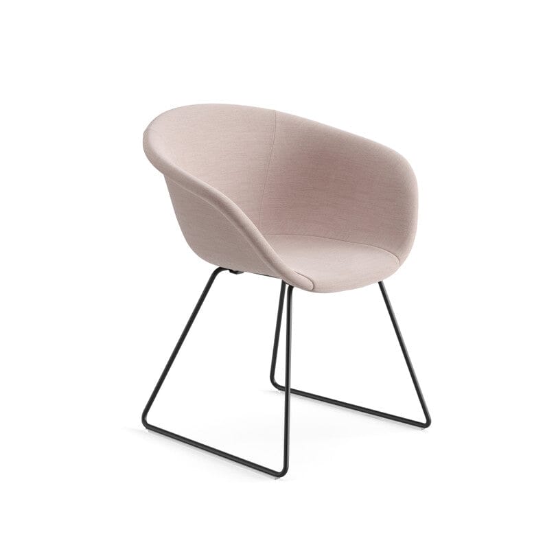Duna 02 Sled Base Chair With Full Upholstery Chairs Arper