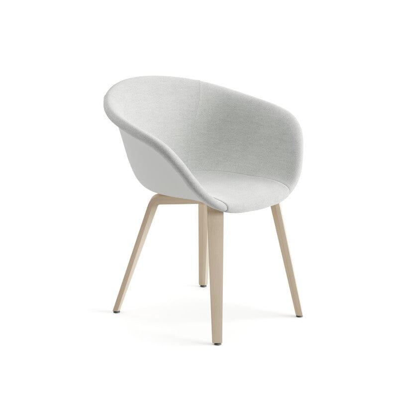 Duna 02 Wood Leg Chair With Front Upholstery Chairs Arper