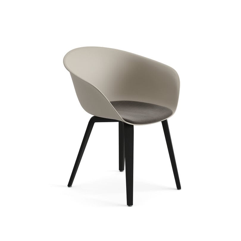 Duna 02 Wood Leg Chair With Seat Cushion Chairs Arper