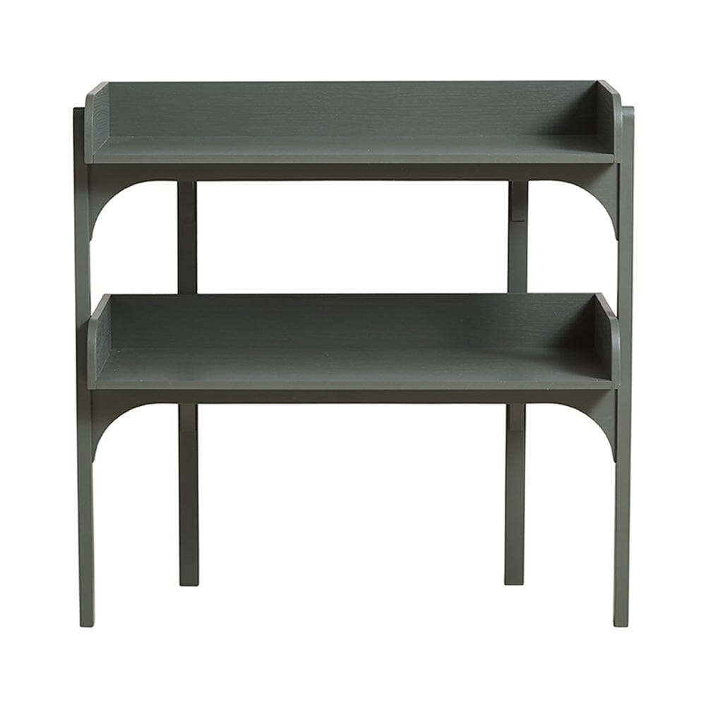 Utility Shelf storage Woud Dusty Green Painted Oak