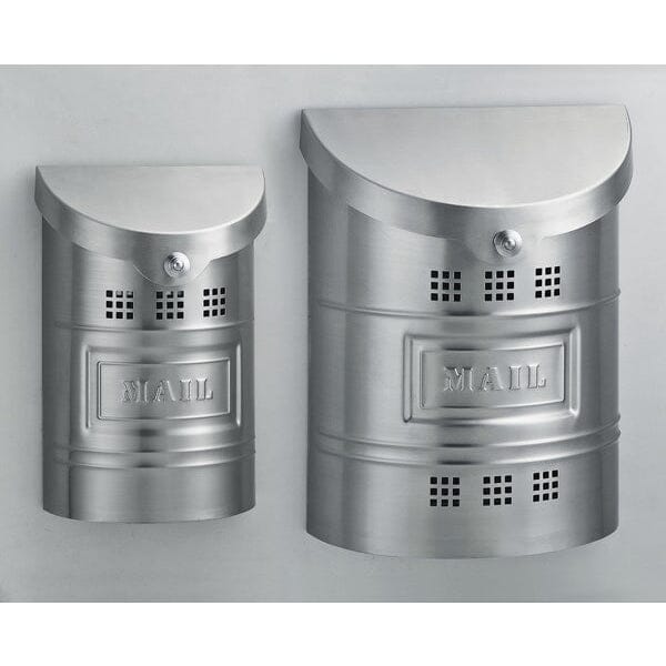 E1 & E2 Modern Style Mailboxes Mailboxes Ecco E2-Brushed / Steel No
