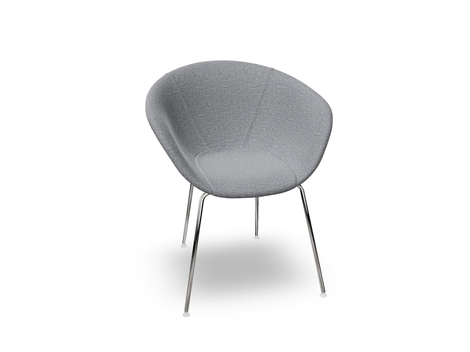 Duna 02 Four Leg Chair Fully Upholstered Chairs Arper