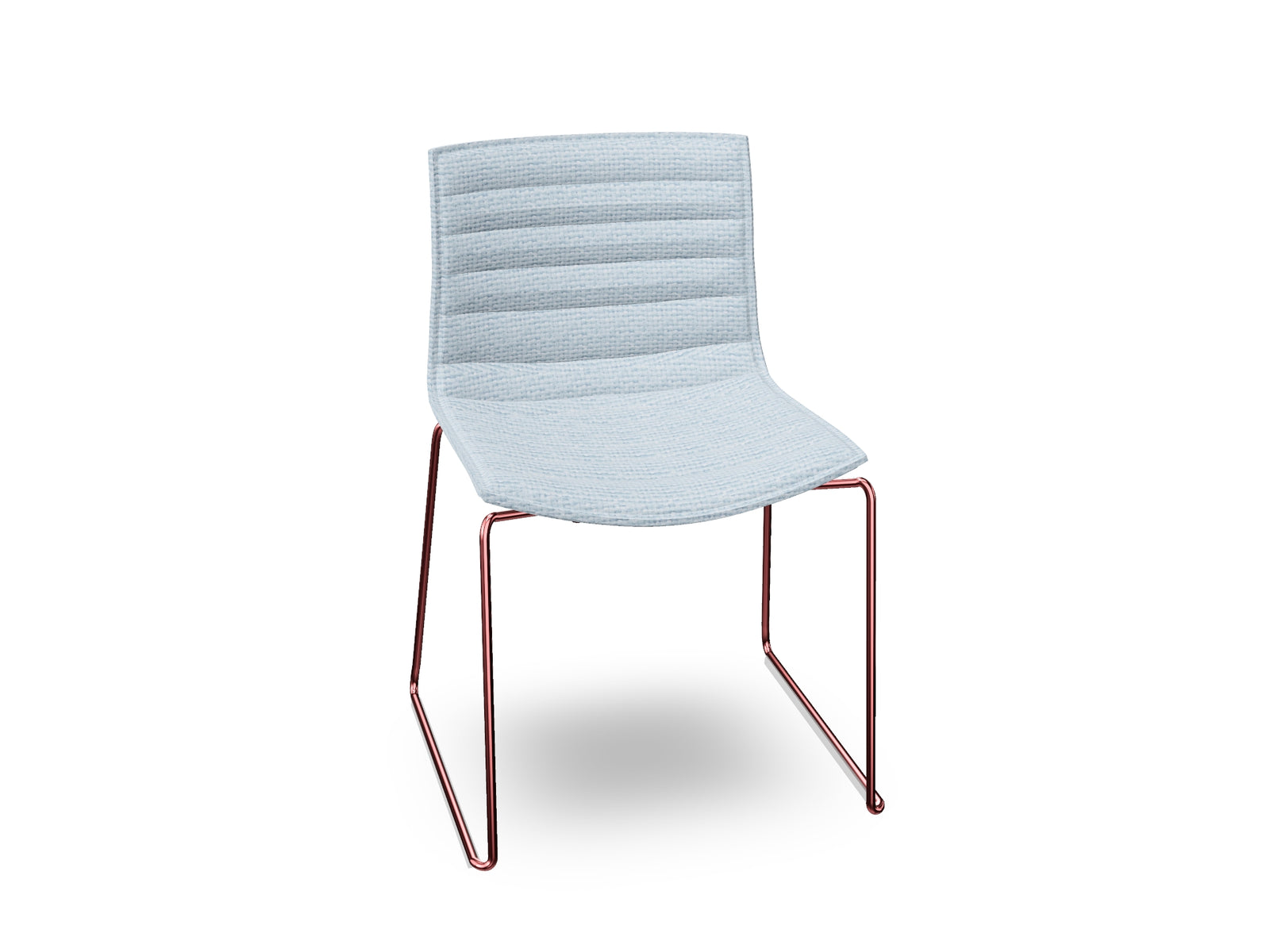 Catifa 46 Sled Base With Fully Upholstered