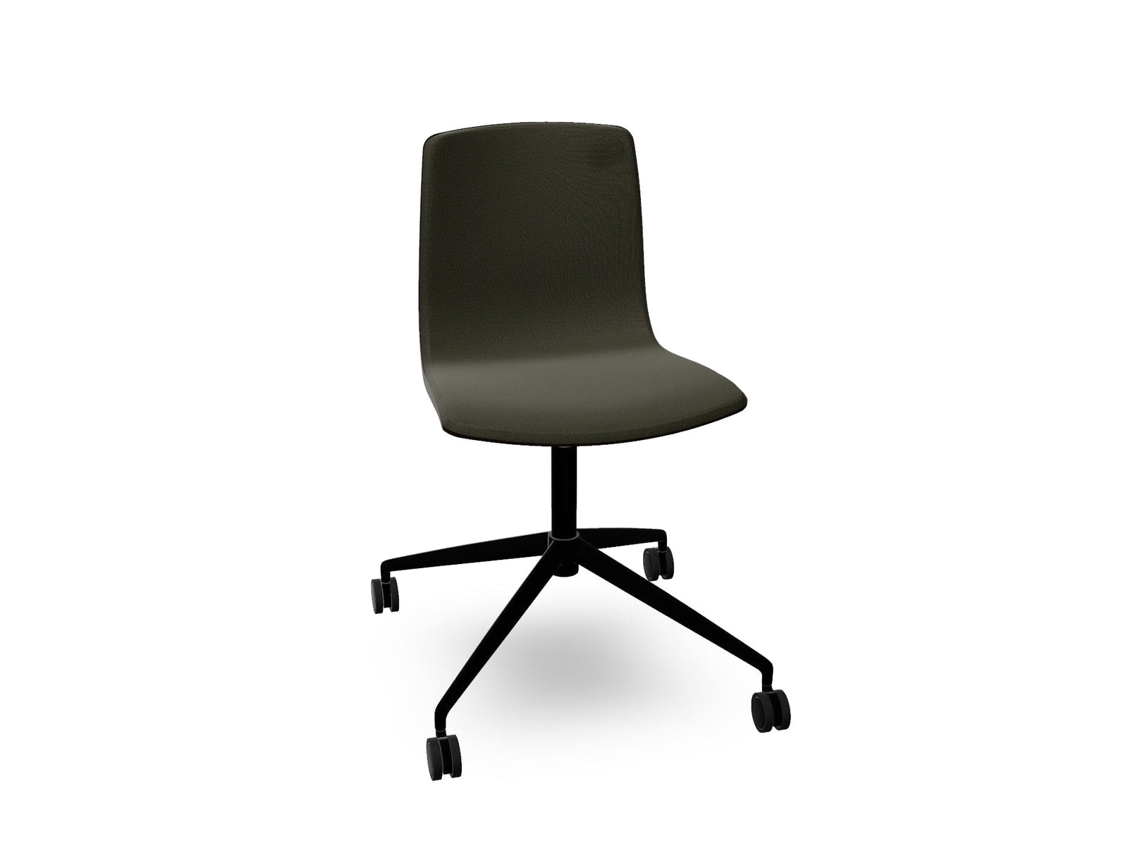 Aava 02 Fixed Trestle Base Wood Chair With Front Upholstery Chairs Arper