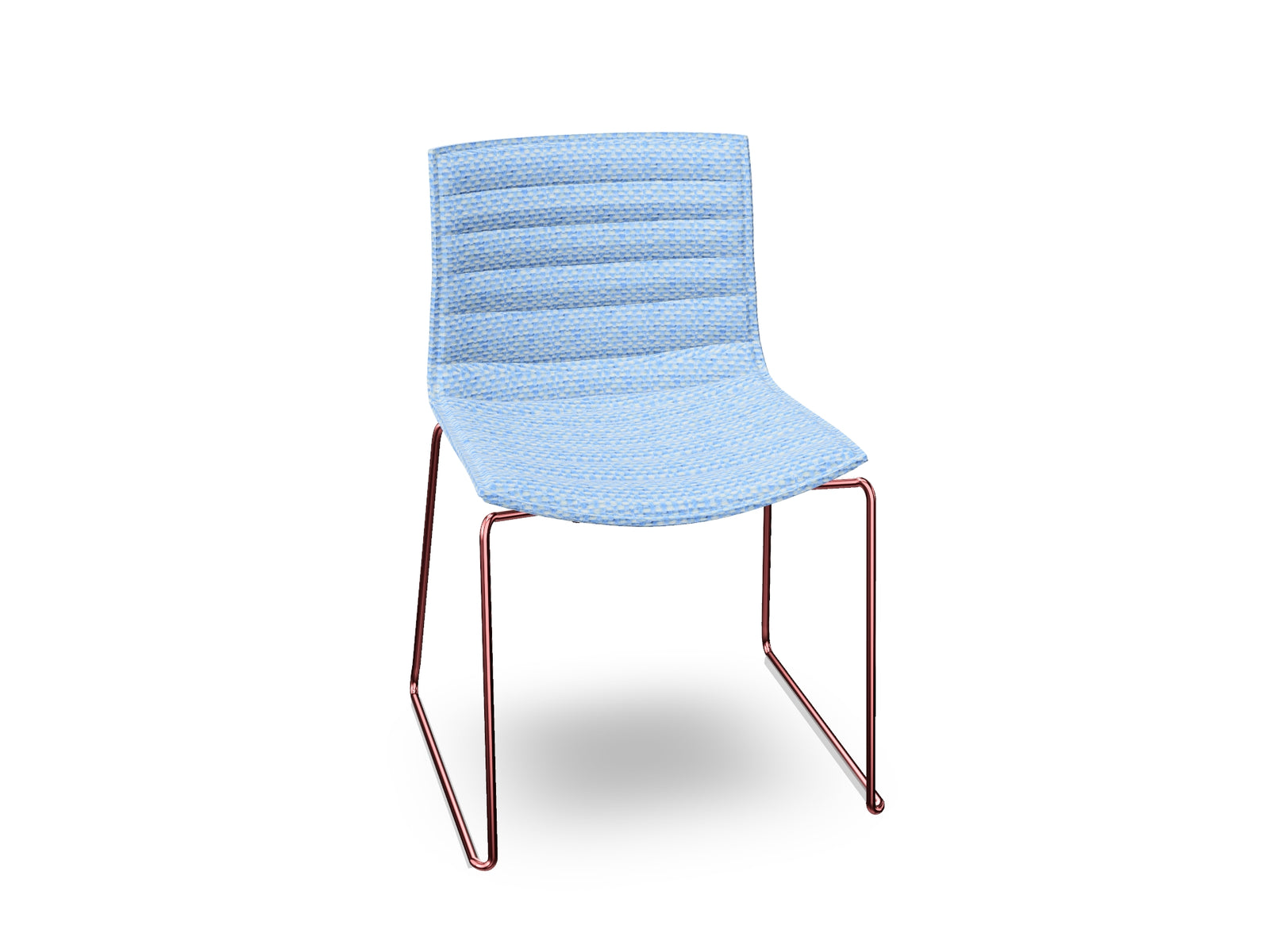 Catifa 46 Sled Base With Fully Upholstered