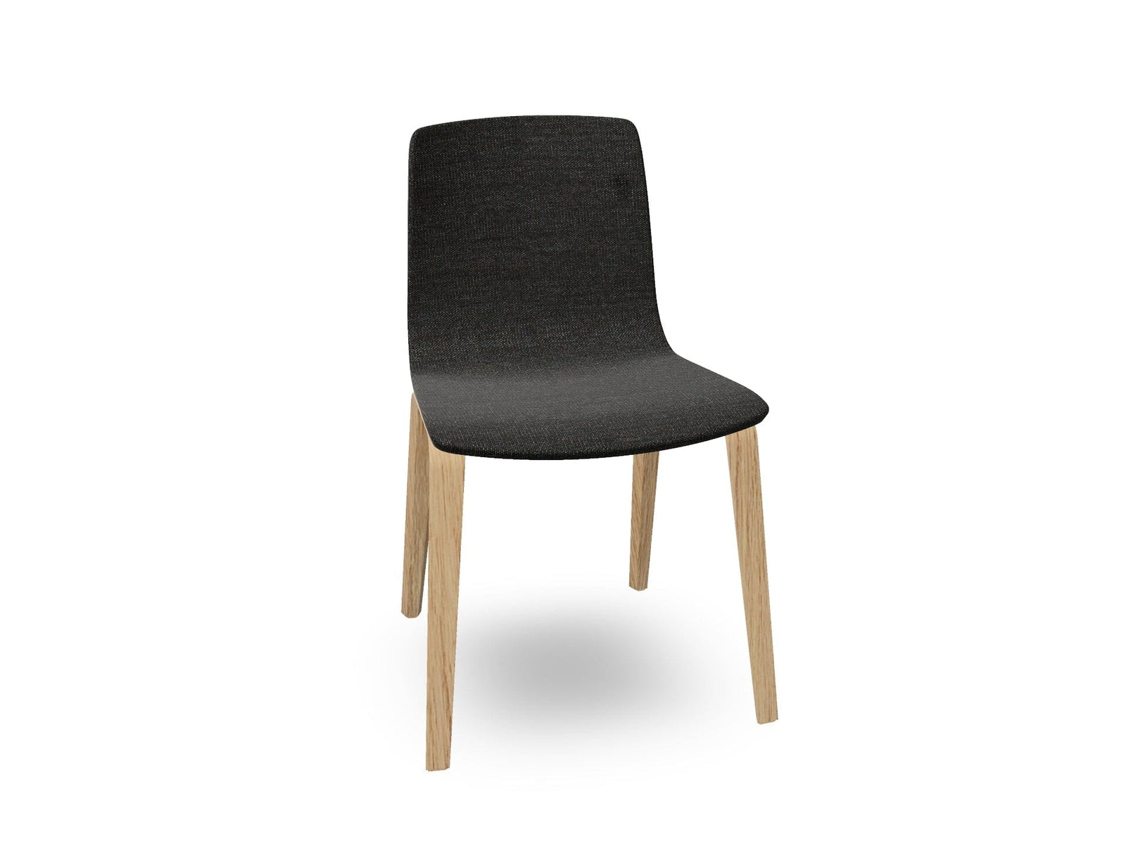 Aava 02-4 Wood Legs Chair With Fully Upholstered Chairs Arper