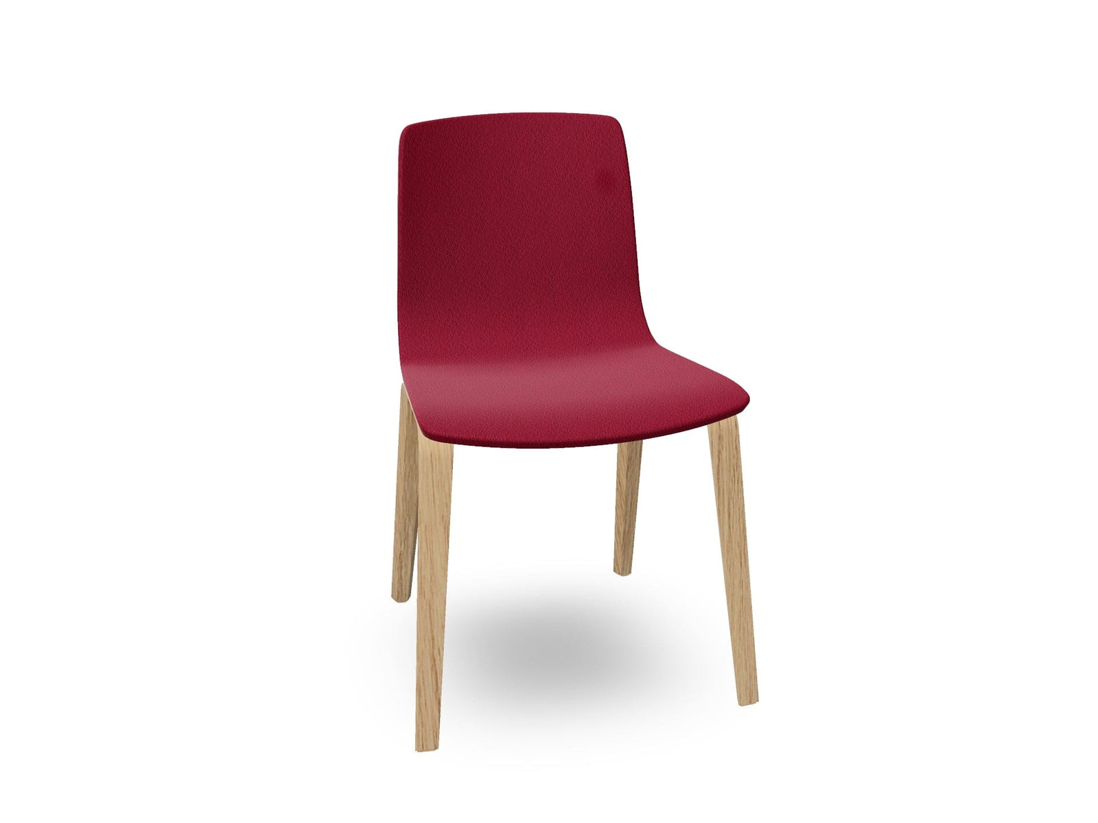Aava 02-4 Wood Legs Chair With Fully Upholstered Chairs Arper